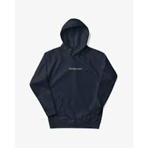 MSRP $79 NWOT Denim & Flower Ricky Singh "Sanctuarie” Embroidery Hoodie Size L - Picture 1 of 6